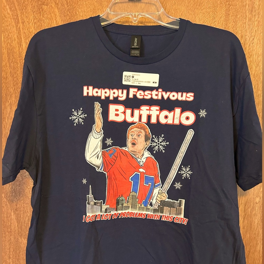 Nickel City custom Buffalo Bills x Sitcom T-shirt.